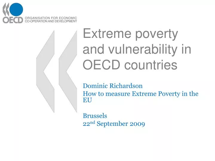 extreme poverty and vulnerability in oecd countries