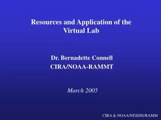 Resources and Application of the Virtual Lab