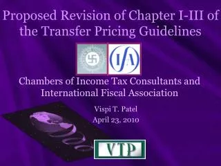 Proposed Revision of Chapter I-III of the Transfer Pricing Guidelines