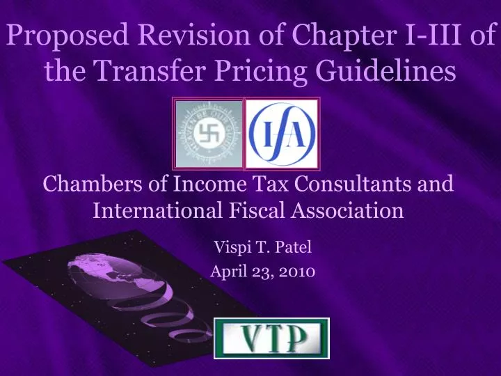 proposed revision of chapter i iii of the transfer pricing guidelines