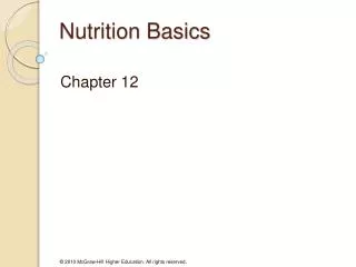 Nutrition Basics