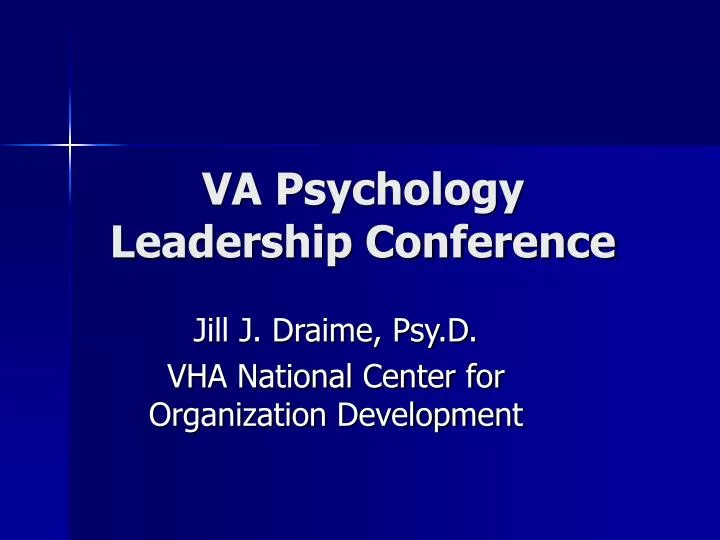 va psychology leadership conference