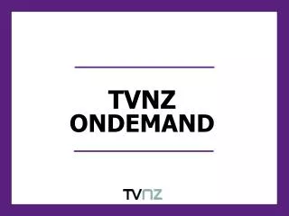 TVNZ ONDEMAND