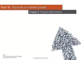 Part III. Sources of market power