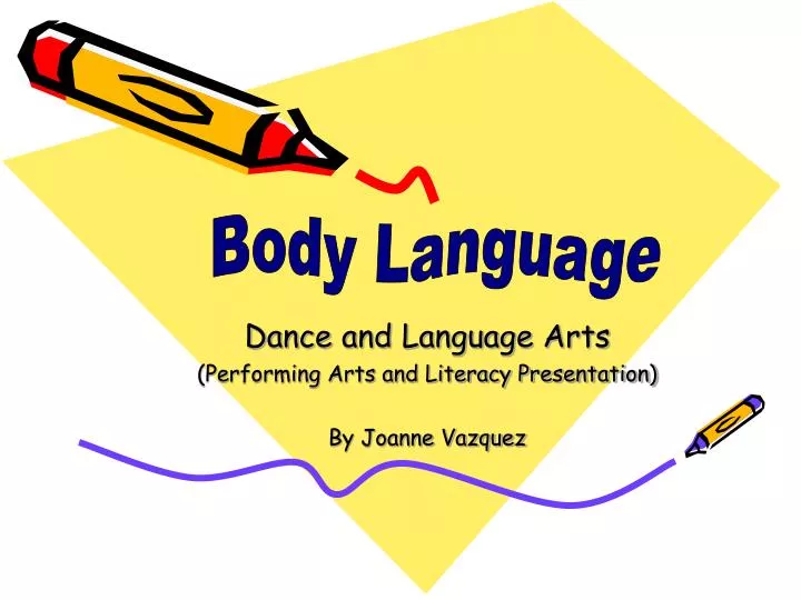 dance and language arts performing arts and literacy presentation by joanne vazquez