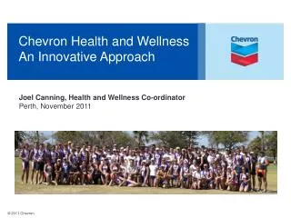 Chevron Health and Wellness An Innovative Approach