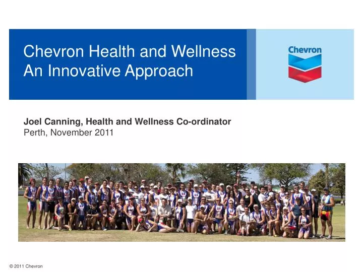chevron health and wellness an innovative approach