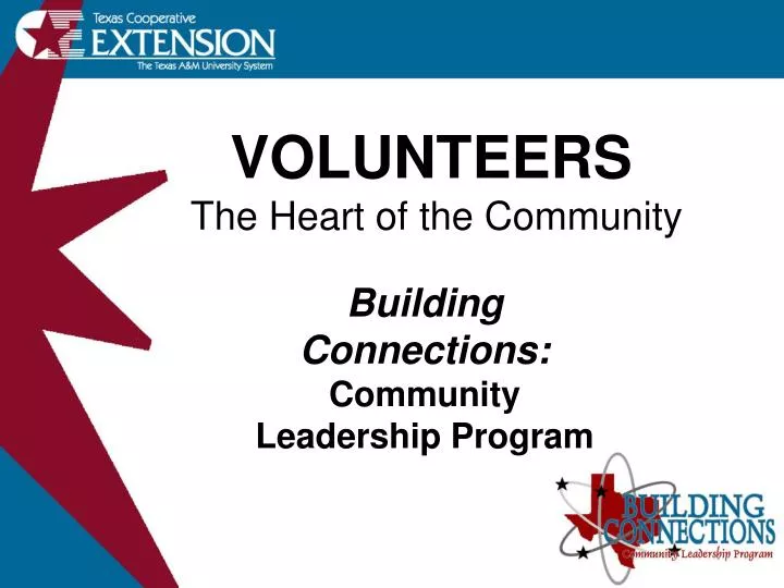 volunteers the heart of the community