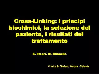 Cross-Linking: i principi biochimici, la selezione del paziente, i risultati del trattamento
