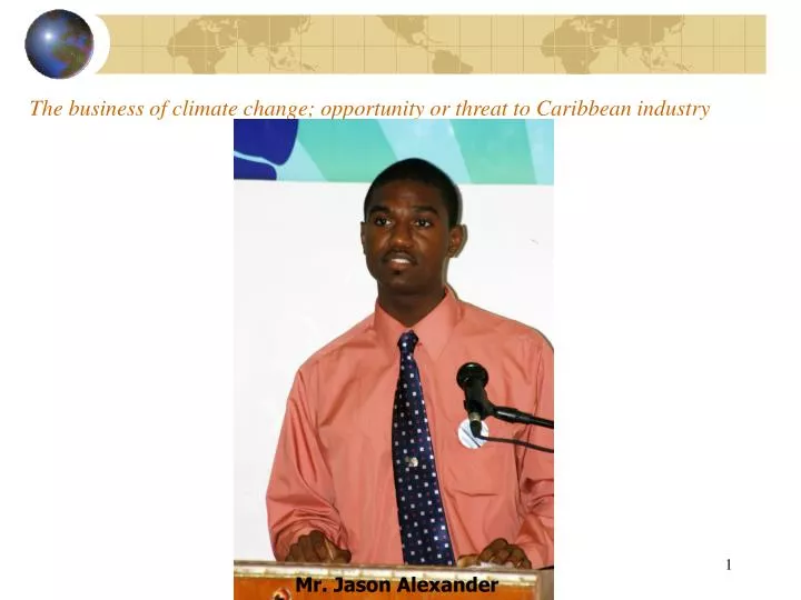 the business of climate change opportunity or threat to caribbean industry