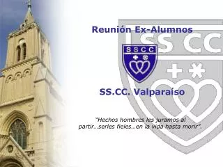 Reunión Ex-Alumnos SS.CC. Valparaíso