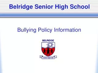 Belridge Senior High School
