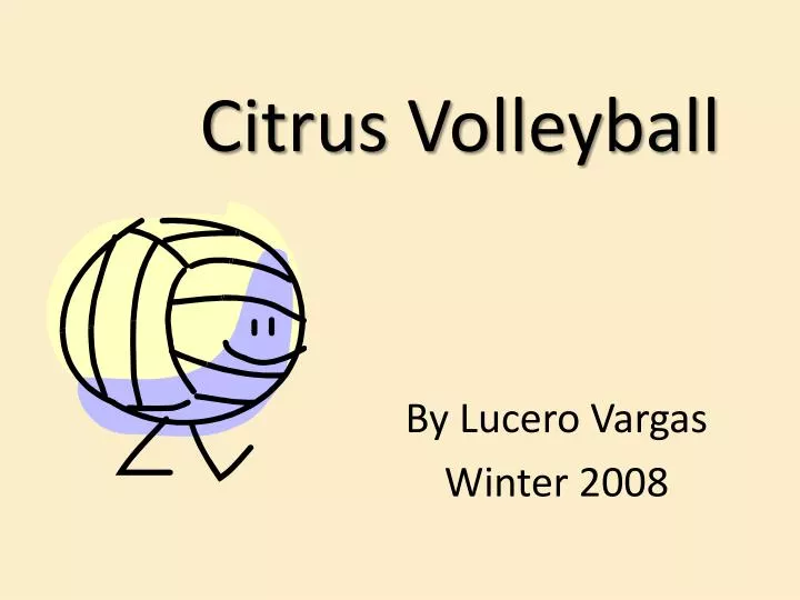 citrus volleyball
