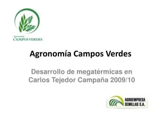 Agronomía Campos Verdes