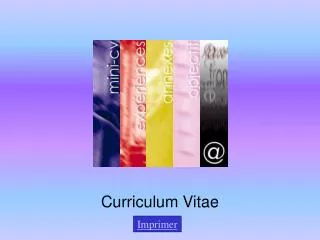 curriculum vitae
