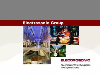 electrosonic group