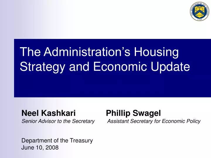 the administration s housing strategy and economic update