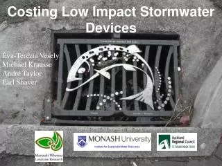 Costing Low Impact Stormwater Devices