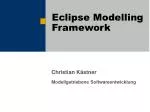 Eclipse Modelling Framework - slide 1