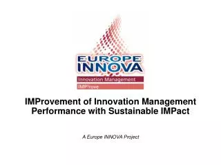 IMProvement of Innovation Management Performance with Sustainable IMPact