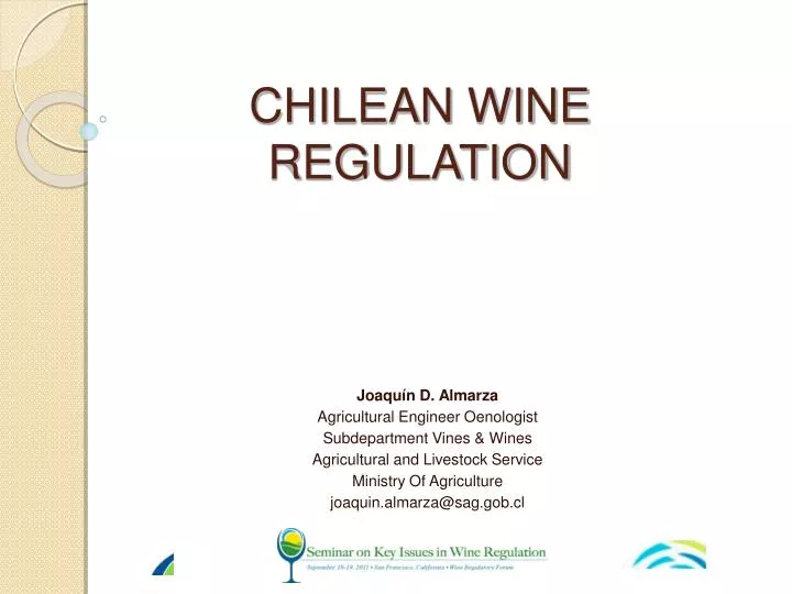 chilean wine regulation