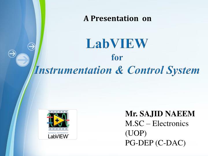 labview for instrumentation control system