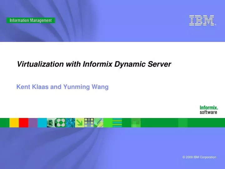 virtualization with informix dynamic server