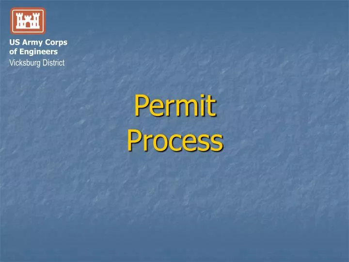 permit process