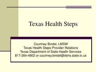 Texas Health Steps