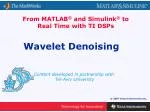 Wavelet Denoising - slide 1