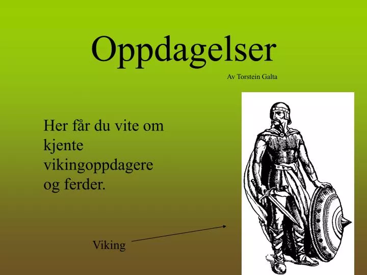 oppdagelser