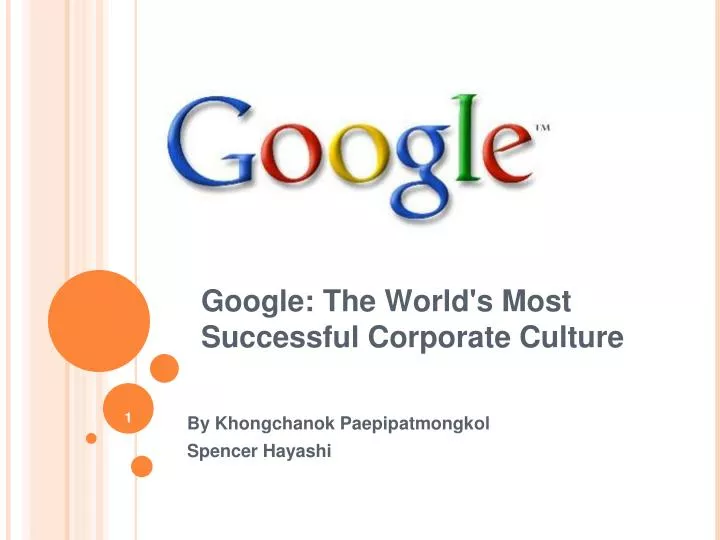 google the world s most successful corporate culture