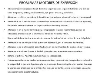PROBLEMAS MOTORES DE EXPRESIÓN