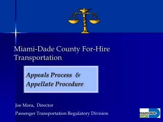Miami-Dade County For-Hire Transportation
