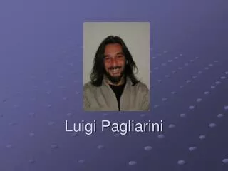 luigi pagliarini