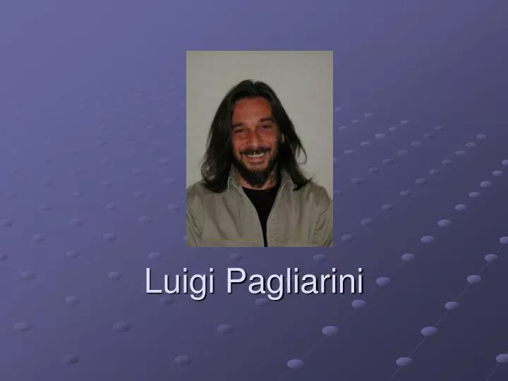 luigi pagliarini