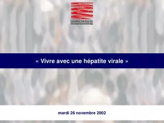 « Vivre avec une hépatite virale »