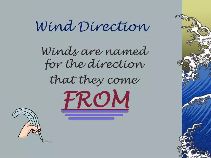 wind direction