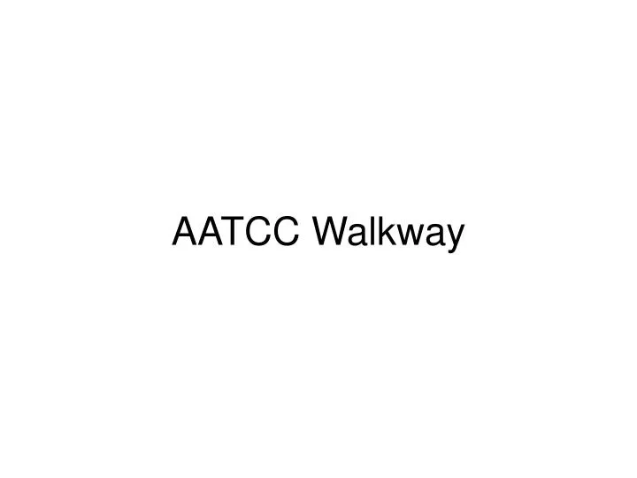 aatcc walkway