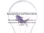 Immigration and Innovation - slide 1