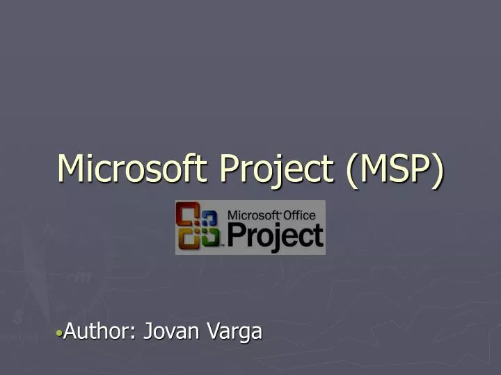 microsoft project msp