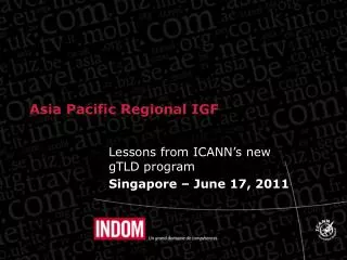 Asia Pacific Regional IGF