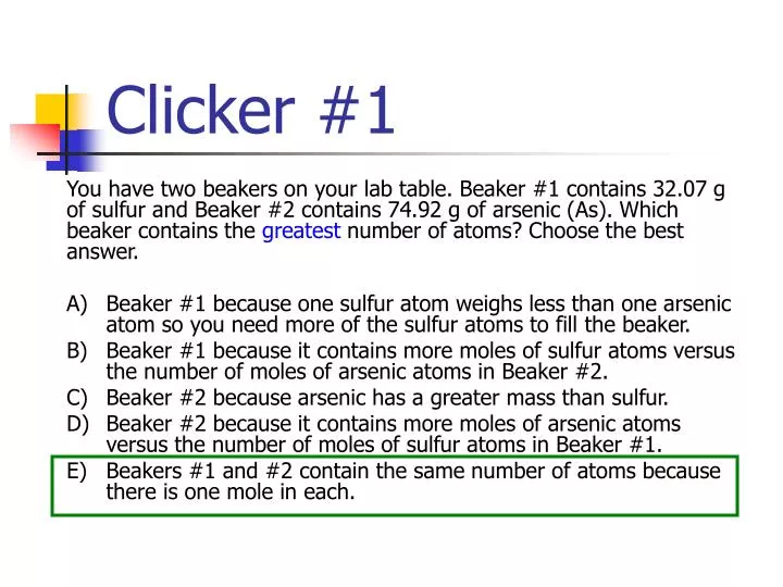 clicker 1