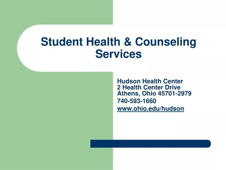 student health counseling services