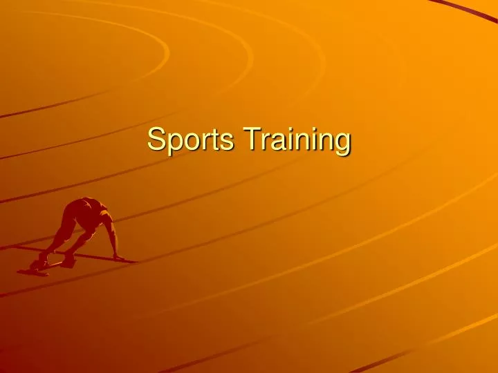 sports training