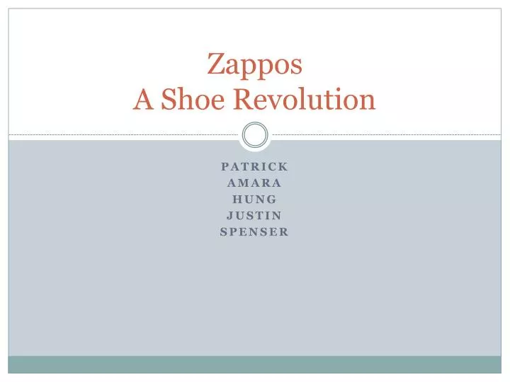 zappos a shoe revolution