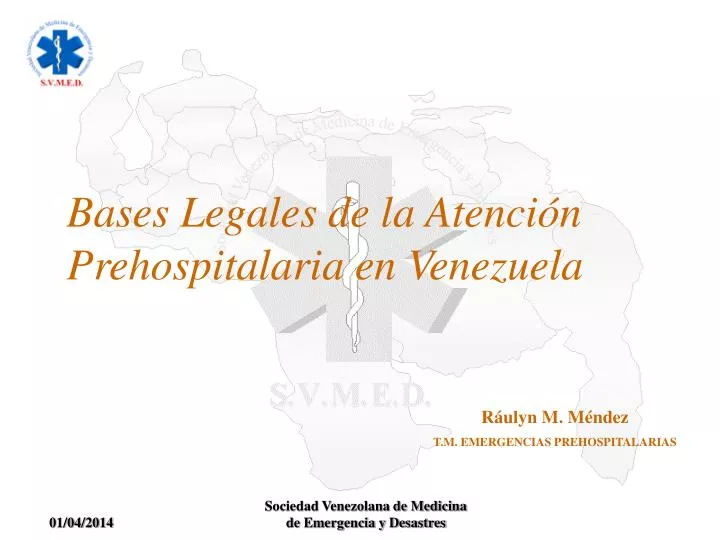 bases legales de la atenci n prehospitalaria en venezuela
