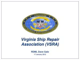 Virginia Ship Repair Association (VSRA)