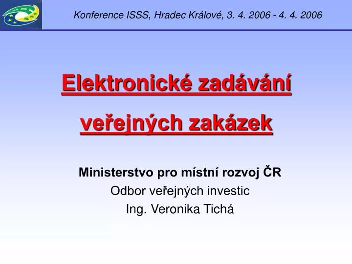 elektronick zad v n ve ejn ch zak zek