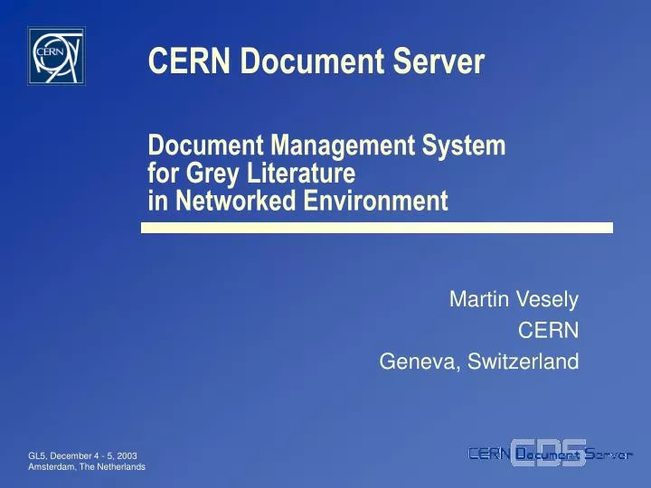 cern document server